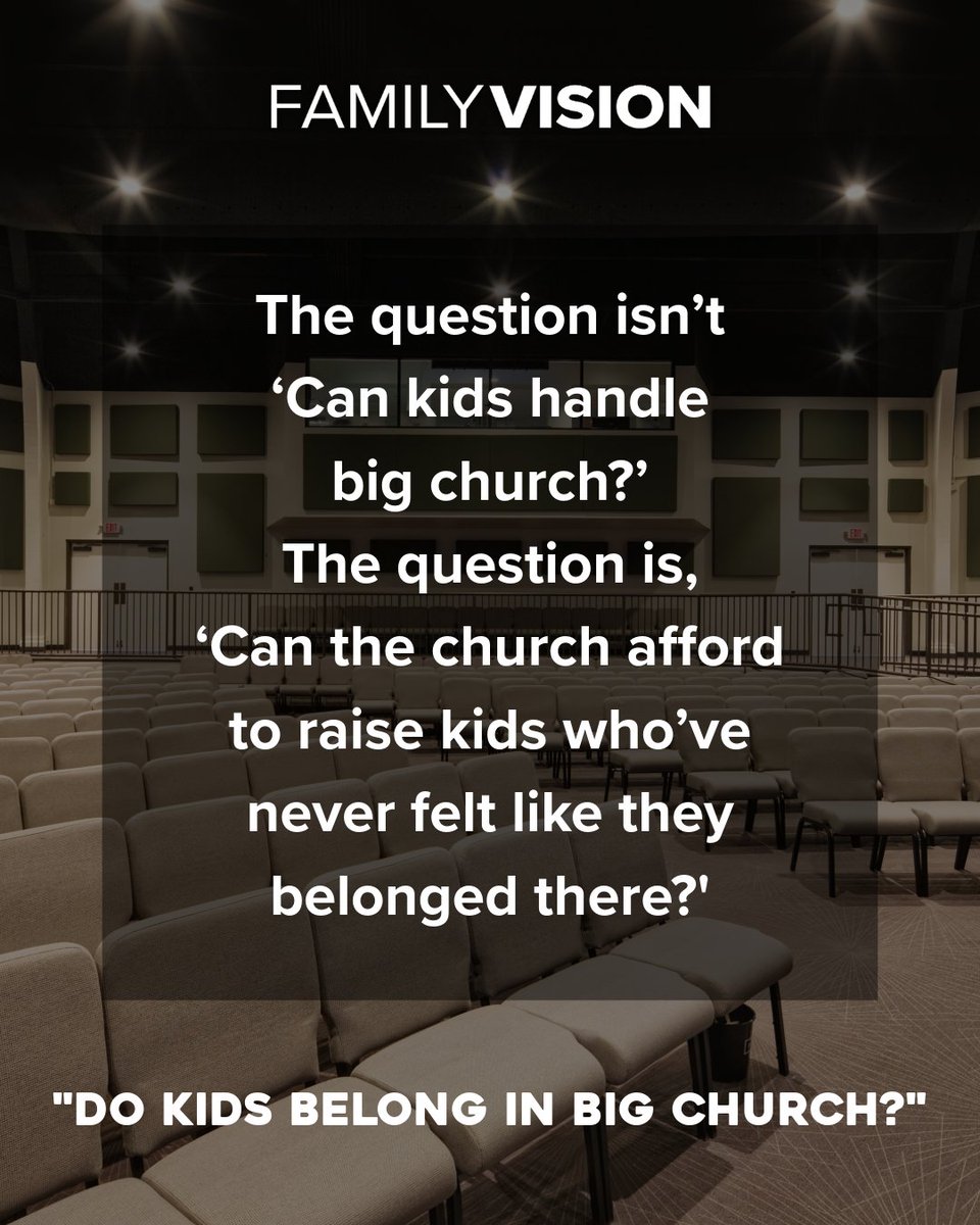 Sunday School didn’t start as a church program.

In the 18th century, it educated child laborers who only had Sundays off. Now it’s a staple in nearly every American church.

This week on Family Vision: What could our churches do differently?
🎧 Visionaryfam.com/s02e290/