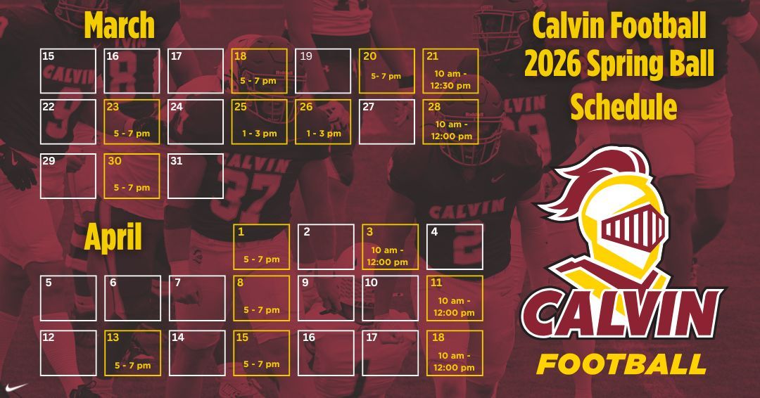 Calvin Knights Football tweet media