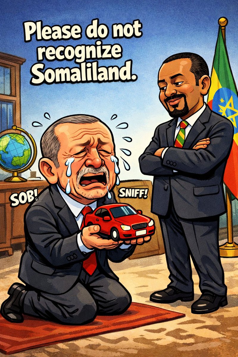 hoodohaybe1's tweet photo. The Fall of the Neo-Ottoman Dream at the Hands of #Somaliland

​Behind the mask of piety and clean Islamic rhetoric lies a sinister agenda to destroy Muslim nations and revive an empire that collapsed in the most humiliating way in history. 

​While many bowed down, Somaliland stood as the fortress that shattered Erdogan’s expansionist illusions.

​- Somaliland is the power that brought Erdogan to his knees before Abiy Ahmed.

- Somaliland is the reason he is begging world powers to block a recognition that would bury his colonial ambitions forever.

​The Truth Somaliland has disciplined the Neo-Ottoman delusions and halted their toxic spread. International recognition of Somaliland is the final nail in the coffin of these imperialist fantasies!