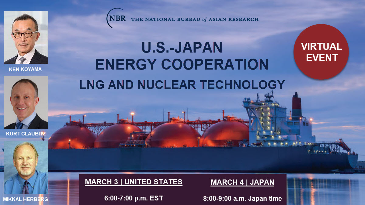 NBRnews's tweet photo. Join NBR virtually for an expert discussion on efforts by the US & #Japan to strengthen #energysecurity and resilience through cooperation on #LNG and #smallmodularreactors (#SMRs) & opportunities for further collaboration to advance shared goals. https://t.co/xv32ru44kq #nuclear https://t.co/MW7IMkoURk