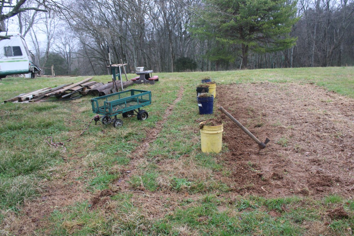 docsanderson's tweet photo. #Scientists #Carpenter #RestorationProject #Wolves #SPouses #Mates @HeartsofHeroes_ @danpeckwx
@Ginger_Zee @Nature Lizzie Mags G i got another round dug for #MicroHouse &amp; hauled the soil to new #Garden here light sprinkle rain time for 2nd Coffee. Mwah slow&amp;low&amp;wet Beautifuls Lee https://t.co/1DDE44laDT
