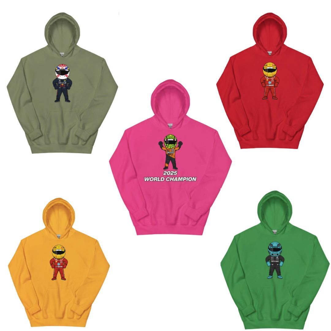 JeeGR44's tweet photo. New season, new colors. 🔥
Swipe to pick your race-day hoodie: Pink, Orange, Grey, Blue or Yellow? Comment your color + team emoji so I know what to stock more of 👇 #HoodieSeason #RaceDayFit #MotorsportHoodie #Streetwear #F1Fans #GeniusParade https://t.co/Dx1dSjnrGl