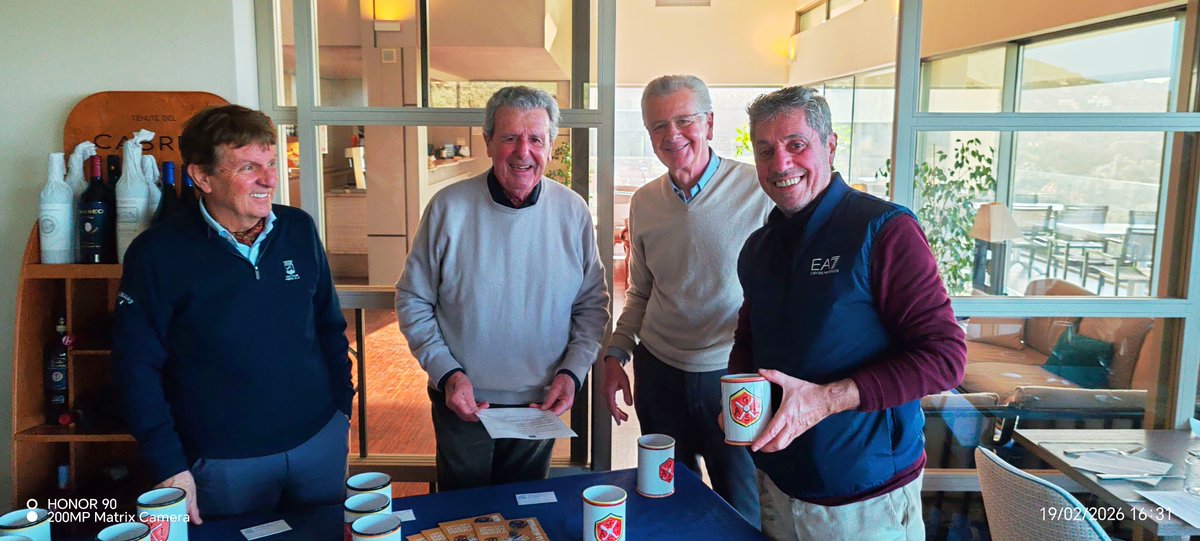 GolfAla's tweet photo. ACT FOR CHARITY AGIS 2026 (GARA A SCOPO BENEFICO IN FAVORE DELLA COOP. RIUSCITA SOCIALE DI SIENA) - 18 BUCHE -  STABL.– HCP - TRE CATEGORIE GARA DEL 19.02.2026
PREMIANO: IL SIG. CLAUDIO BULLERI, PRESIDENTE AGIS TOSCANA E
E IL DOTT. FERNANDO DAMIANI,  PRESIDENTE DEL G.C. PUNTA ALA https://t.co/qTdMbNrDWw