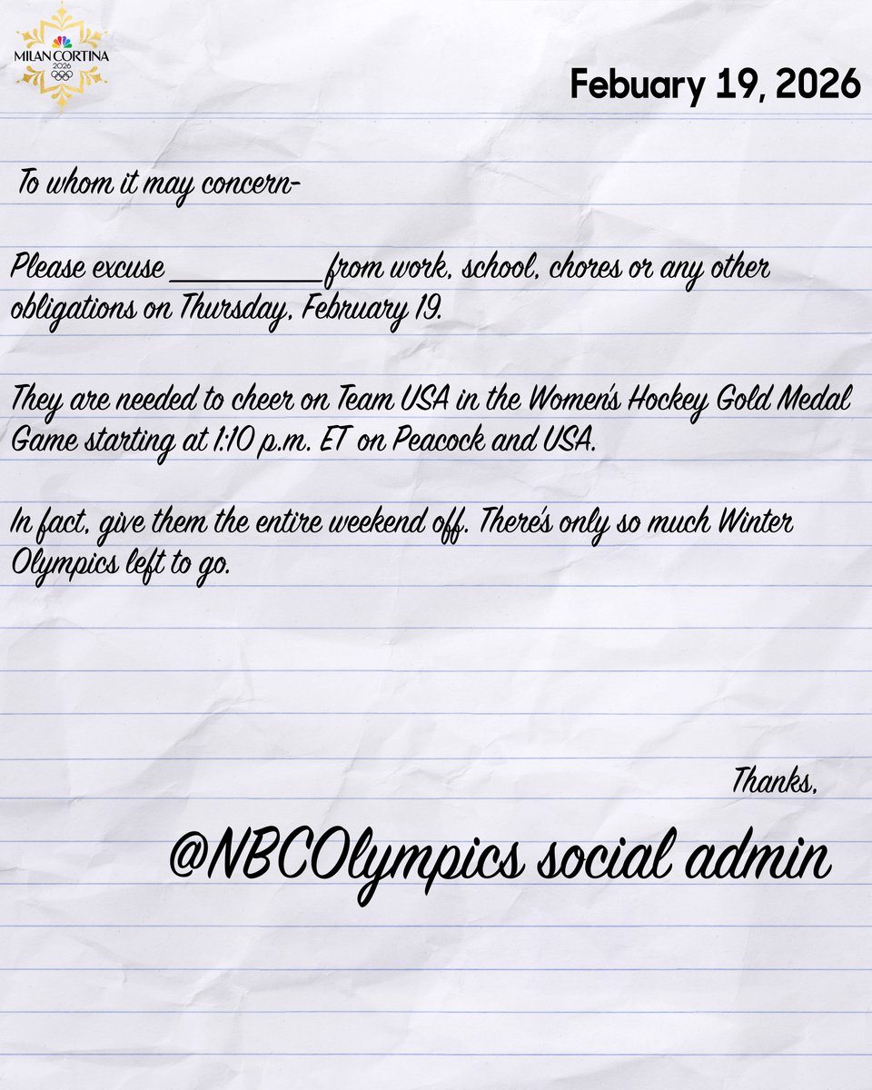 NBC Olympics & Paralympics tweet media