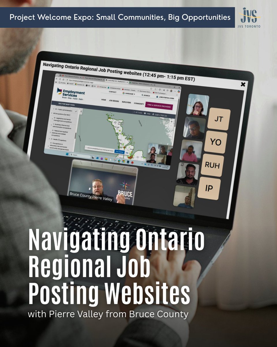 JVSToronto's tweet image. Last week, #CanadaInfoNet hosted #ProjectWelcome: Small Communities, Big Opportunities, a virtual event showcasing Canada’s smaller, affordable, and welcoming communities.
A special thank you to the #mentors who shared their knowledge, and to everyone who joined us! 
#JVSToronto