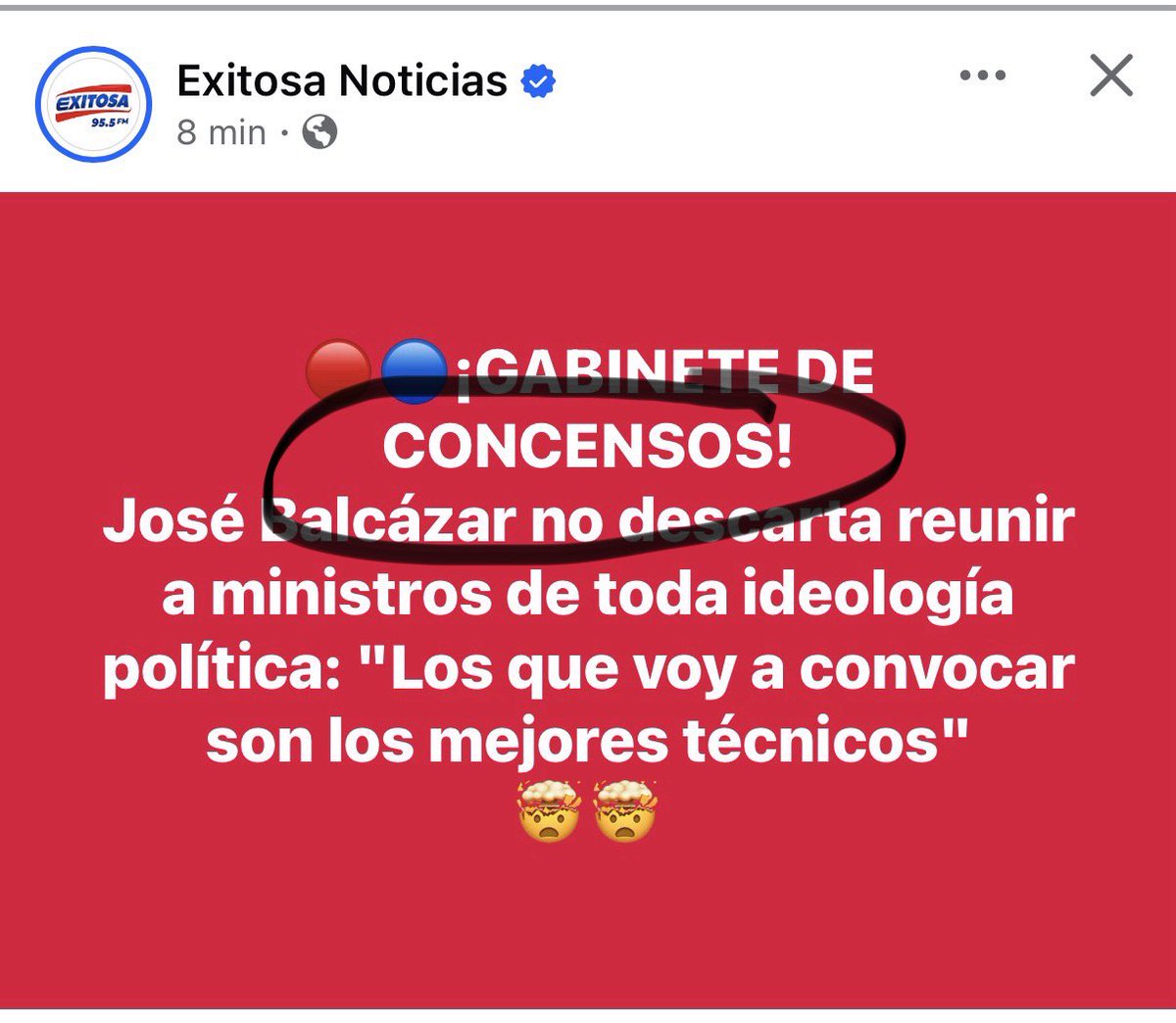 GAZAPO 🔎 Desde #Perú nos envían esta captura de pantalla. Veamos:
📌 La forma correcta es consenso, escrita con ‘s’ en la segunda sílaba. “No se debe escribir con ‘c’, ya que esta forma es incorrecta y no aceptada en español, dice la <a href="/RAEinforma/">RAE</a> 
<a href="/exitosape/">Exitosa Noticias</a> ⬇️⬇️