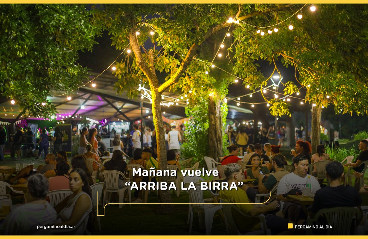 Mañana vuelve “ARRIBA LA BIRRA”
pergaminoaldia.ar/manana-vuelve-…