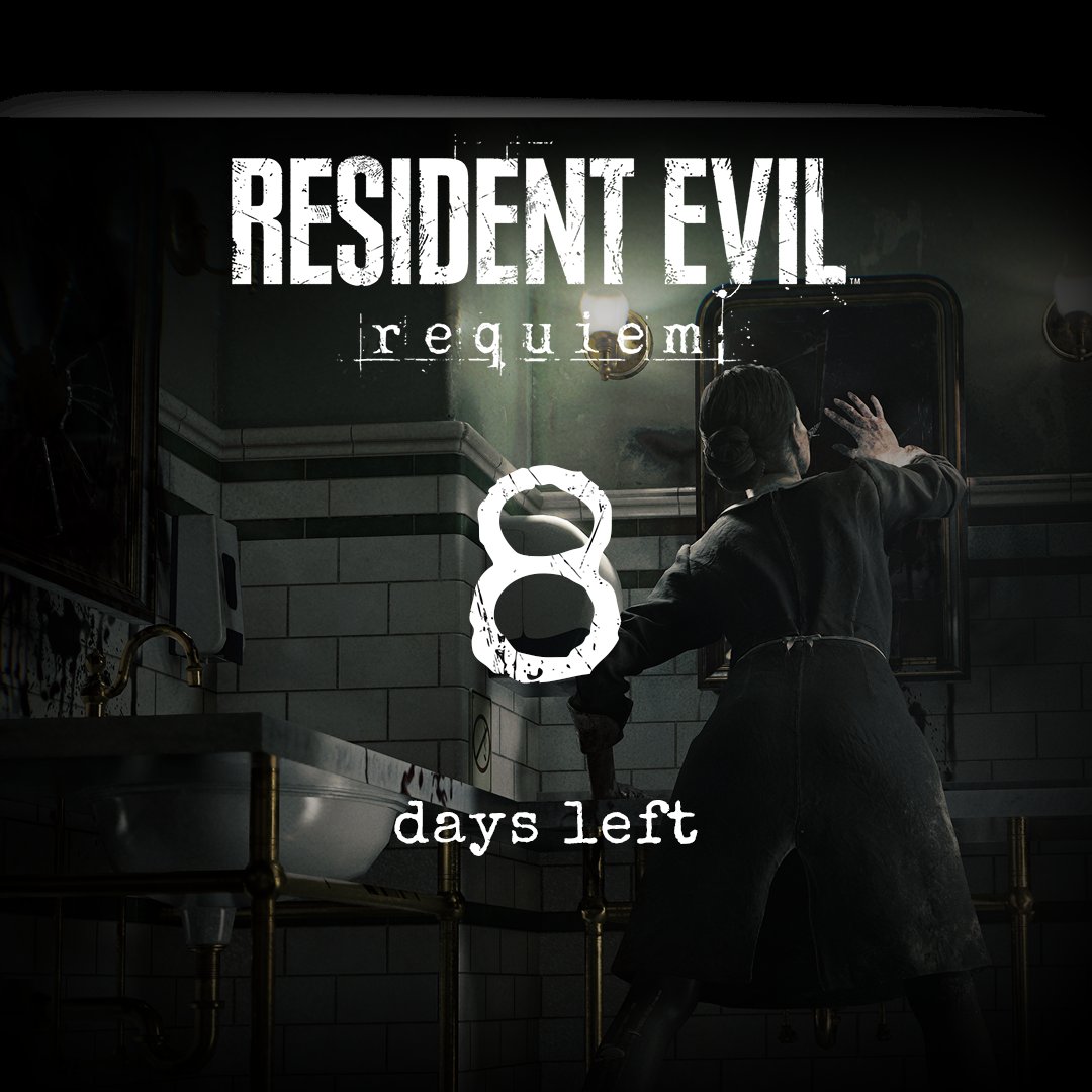 8 days left to polish your survival skills.

#ResidentEvilRequiem