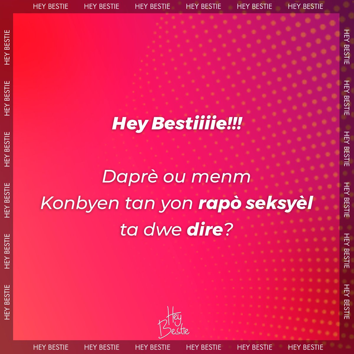 Hey Bestie💕 tweet media