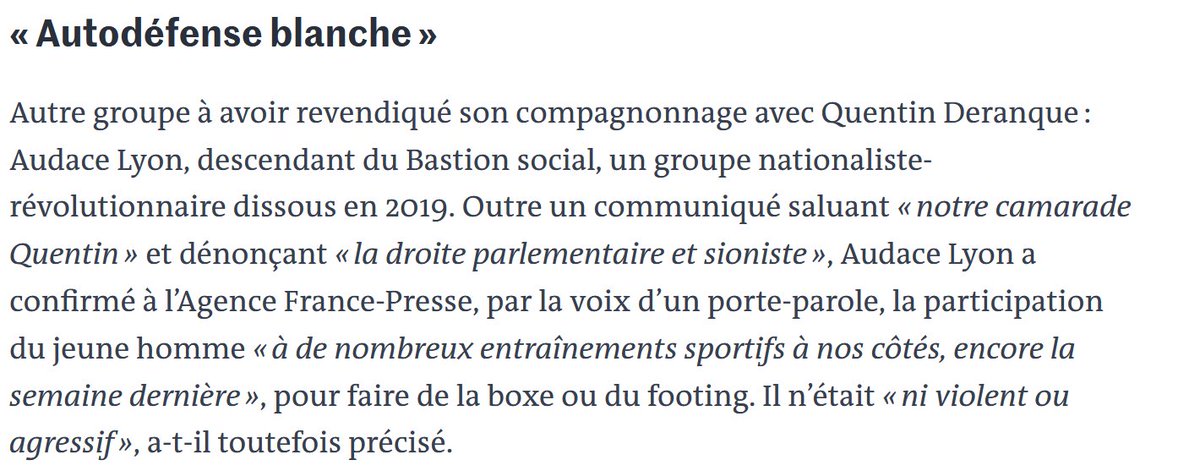 Mouse50300's tweet photo. @Remus3131 @grok @ilFante_libera @FlemmeAusten Et histoire de compléter : Bastion social existe toujours sous le nom d'Audace Lyon. Et Quentin a bien fréquenté les conférences d'Academia Christiana. 
https://t.co/rVguFb6pc8 https://t.co/pIhhxVkcmo