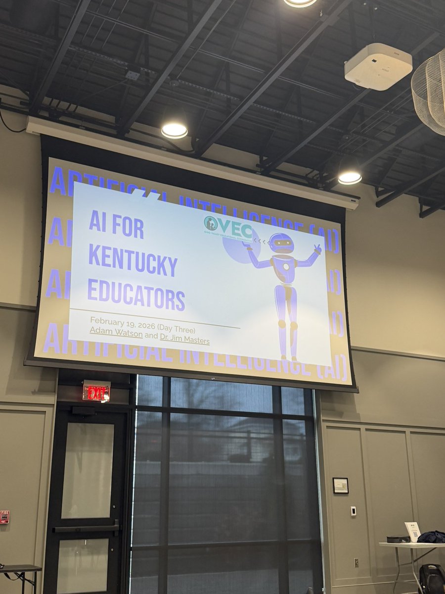 Prowlander's tweet photo. Profile of an AI - Ready Graduate @OVECkyed AI Summit today. #RowanRising https://t.co/5OWYnKf4no