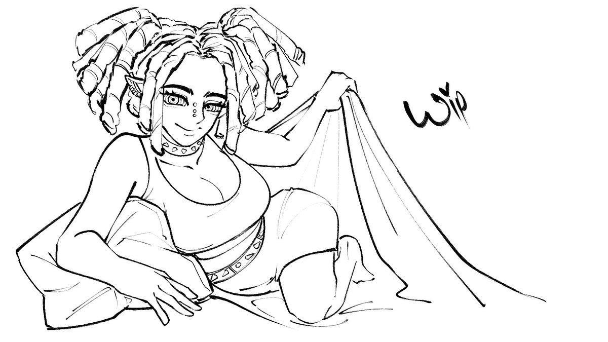 Comms wip
Drawing dreadlocks really testing my patients but i love it