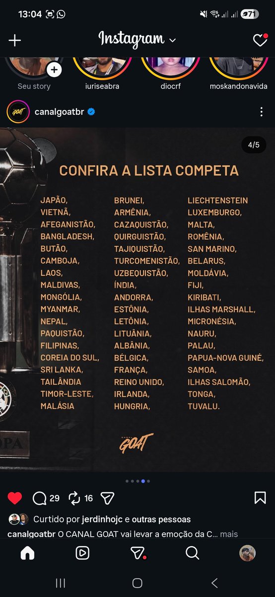 vxrickss_'s tweet photo. @TheDazView bro, The Canal GOAT (a Brazilian YouTube channel) will broadcast the Copa Sudamericana, Copa Libertadores, and Recopa Sudamericana to the whole world (or almost the whole world). https://t.co/Qp3tENZVng