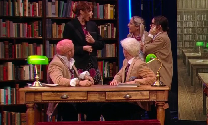 Os quiero ver INMEDIATAMENTE VOTANDO ANITA
😂😜😜
#GHDuo19F

Que bien lo hace de directora Cristina