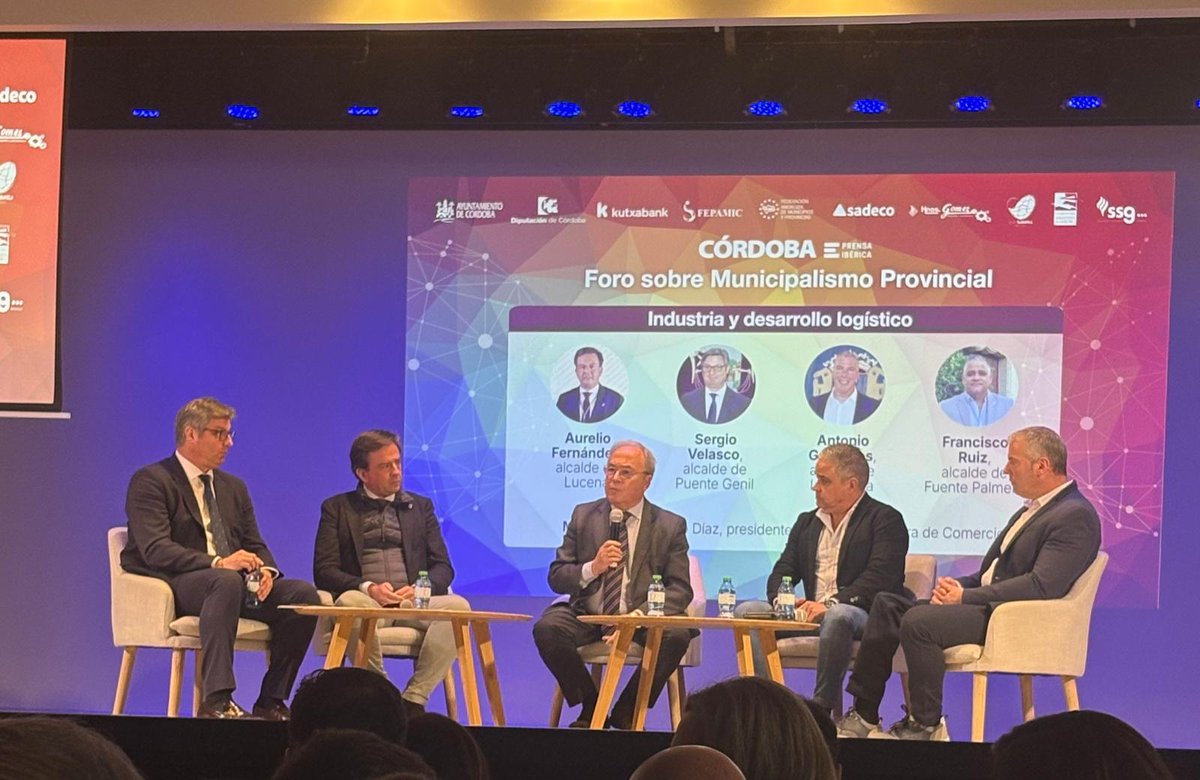 ATRADECO's tweet photo. Foro sobre Municipalismo Provincial en Córdoba. Impulsar municipio e industria es impulsar el futuro de la provincia. #Industria  #Córdoba #logistica #empleo https://t.co/HWn2fnncbO