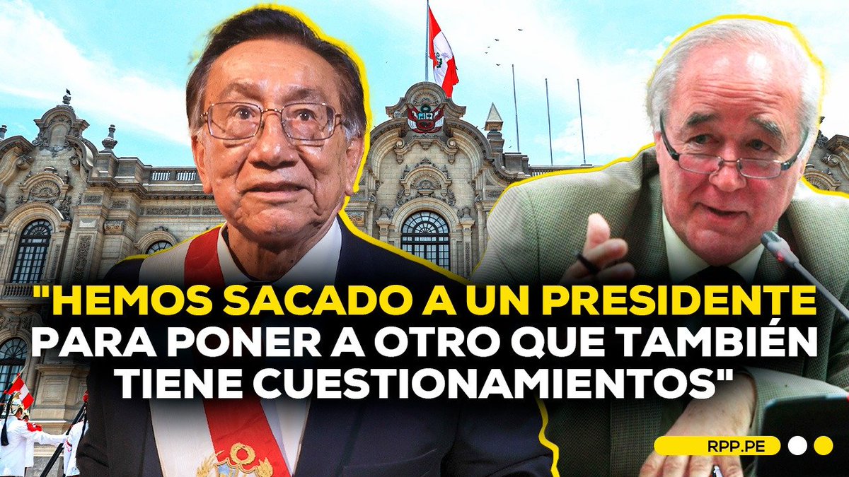 En Ampliación de Noticias, Víctor Andrés García Belaúnde analizó la elección de José María Balcázar como nuevo presidente del Congreso y encargado de la jefatura de Estado, cuestionó la decisión de censurar a José Jerí antes de las elecciones y explicó los factores políticos que,