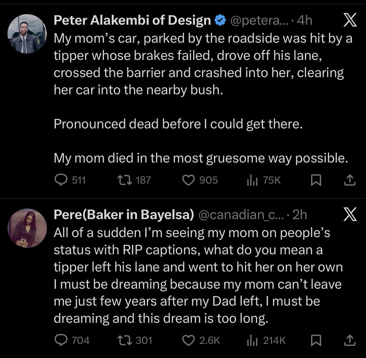 Just take a look at the first thing I saw immediately I opened this app💔💔