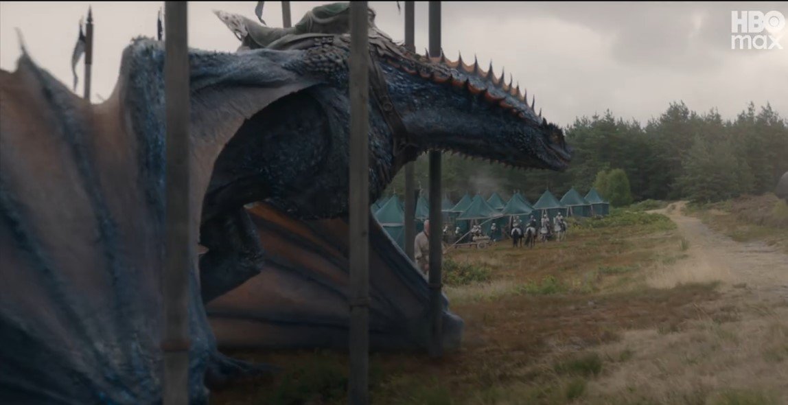 Primer vistazo a Tessarion, la Reina Azul, dragón ligado al príncipe Daeron Targaryen 💙💚
#HouseOfTheDragon