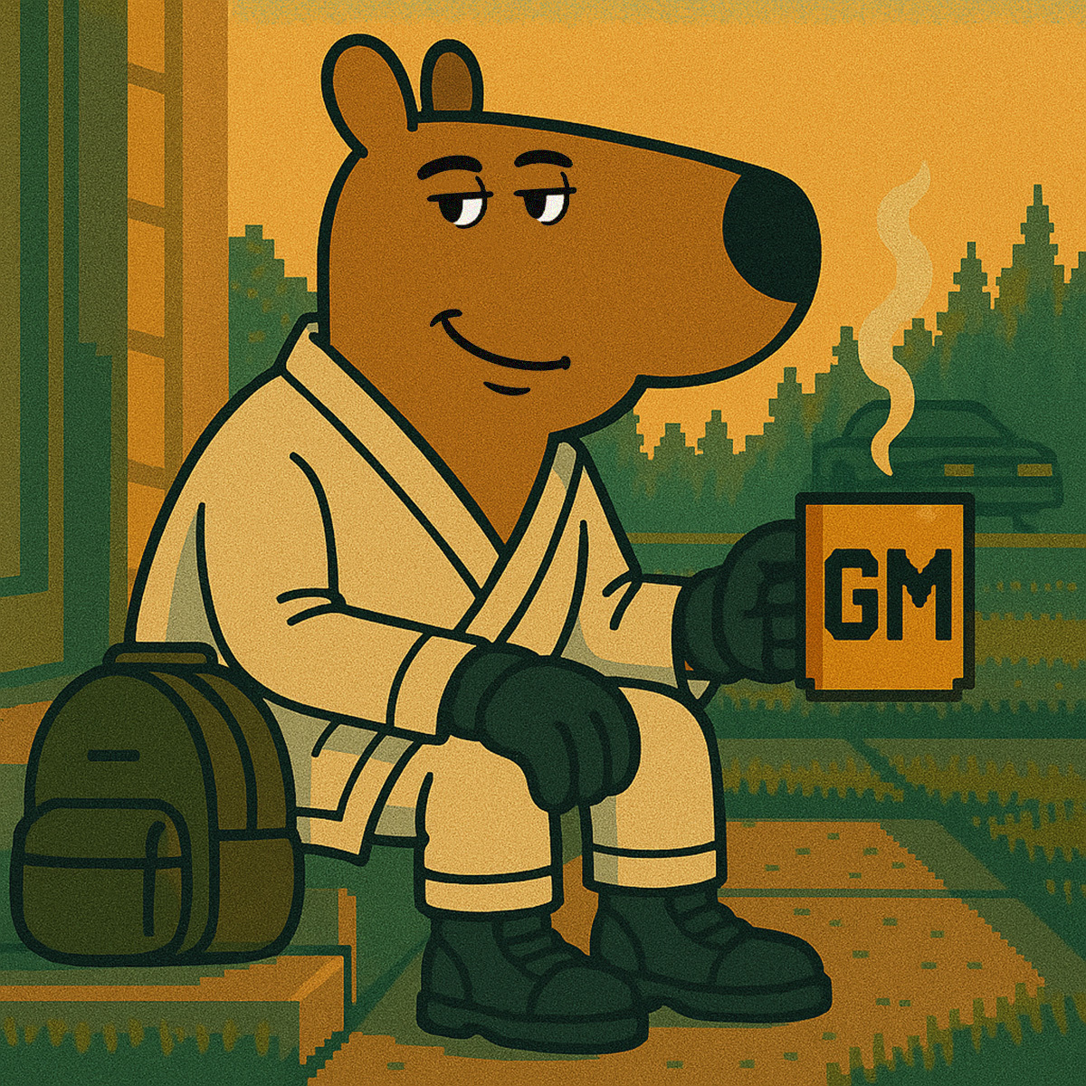 karateintern's tweet image. can i get a GM?