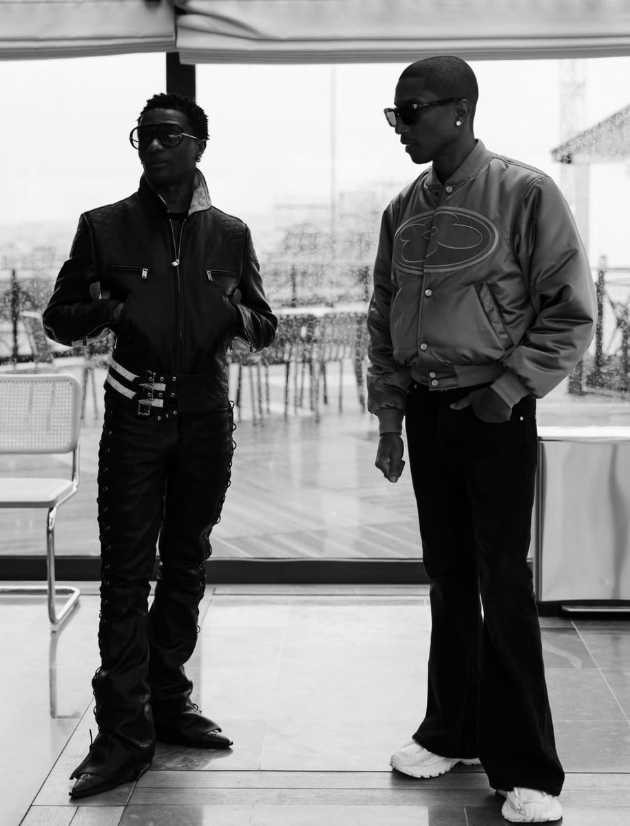🚨Wizkid &amp; Pharrell Williams in Paris 🇫🇷
