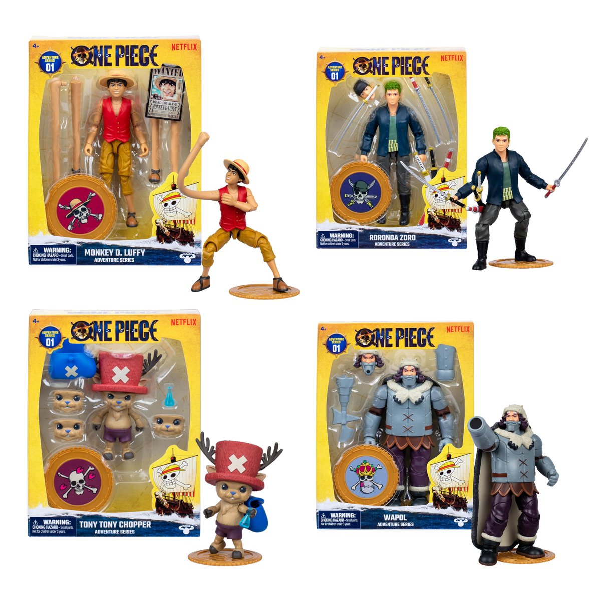 AndyCollectz's tweet photo. New Netflix One Piece Live Action Figures & Plushies are available at Amazon!

Figures
Luffy https://t.co/oxaVutczyu
Zoro https://t.co/mRo4k57qh8
Chopper https://t.co/s8umVudraA
Wapol https://t.co/0nvInGxsPE

Plushies
Luffy https://t.co/LTHDVzuxsV
Zoro https://t.co/mb8b2s7924
Nami https://t.co/precEvZImt
Chopper https://t.co/5v6L0omYN6
Laboon https://t.co/5k6NLnofQP
Transponder https://t.co/rWGdRAw6ST

S&S by Amazon #ad