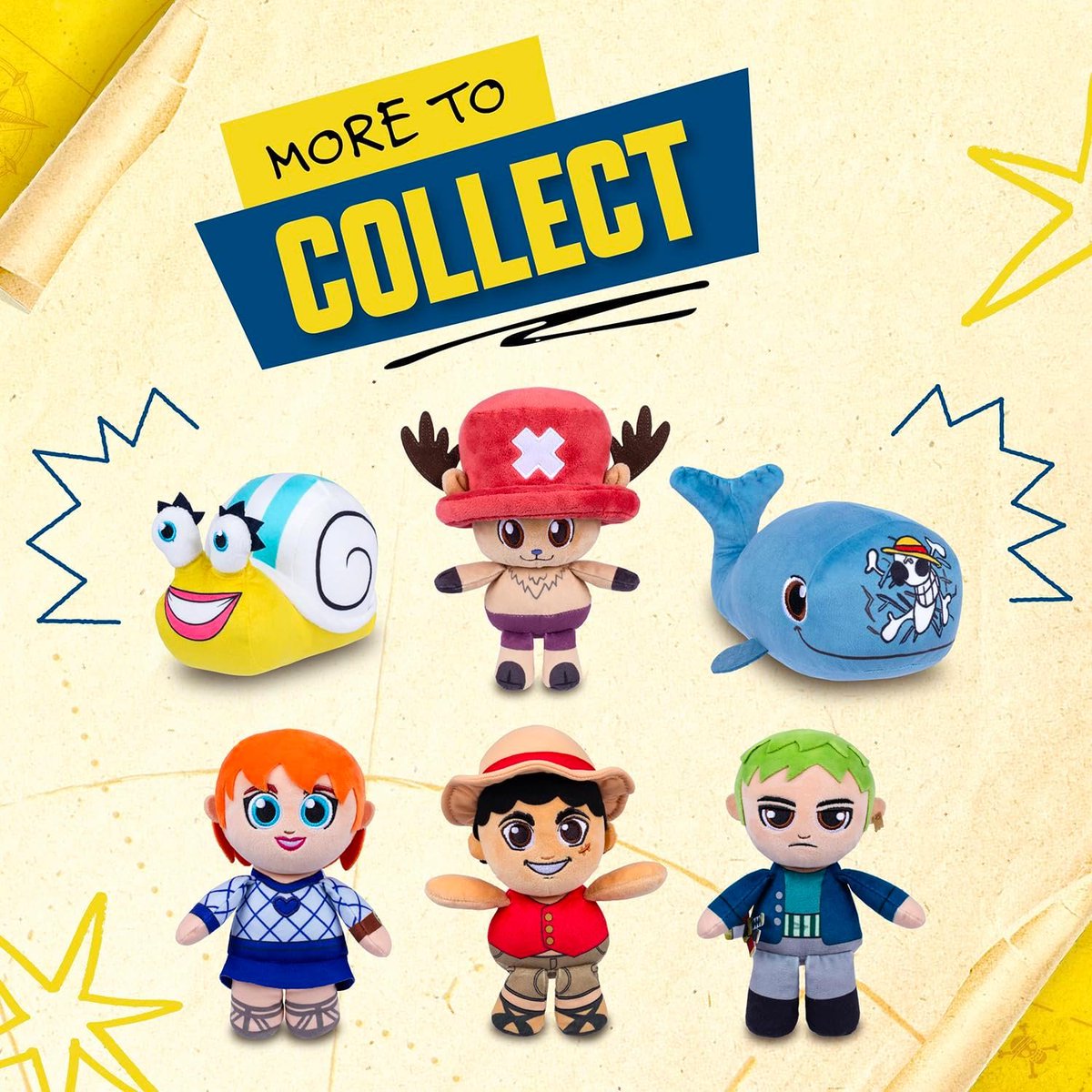 AndyCollectz's tweet photo. New Netflix One Piece Live Action Figures & Plushies are available at Amazon!

Figures
Luffy https://t.co/oxaVutczyu
Zoro https://t.co/mRo4k57qh8
Chopper https://t.co/s8umVudraA
Wapol https://t.co/0nvInGxsPE

Plushies
Luffy https://t.co/LTHDVzuxsV
Zoro https://t.co/mb8b2s7924
Nami https://t.co/precEvZImt
Chopper https://t.co/5v6L0omYN6
Laboon https://t.co/5k6NLnofQP
Transponder https://t.co/rWGdRAw6ST

S&S by Amazon #ad