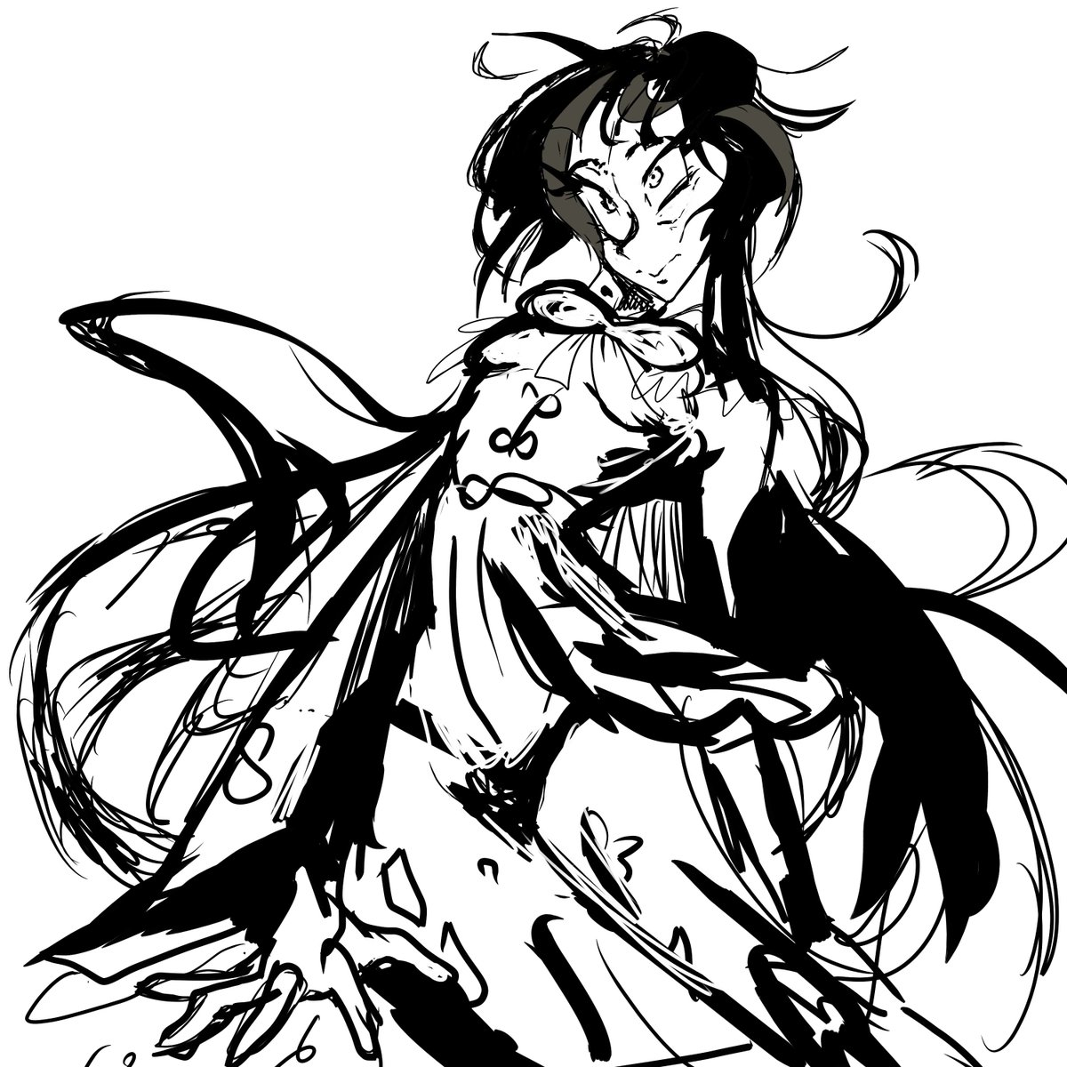 envicement's tweet photo. I always be drawing anything non-touhou related and then have the misfortune of listening to one (1) arrange of one of my all time favorite th songs, lunatic princess https://t.co/1AbcnNOoMu
