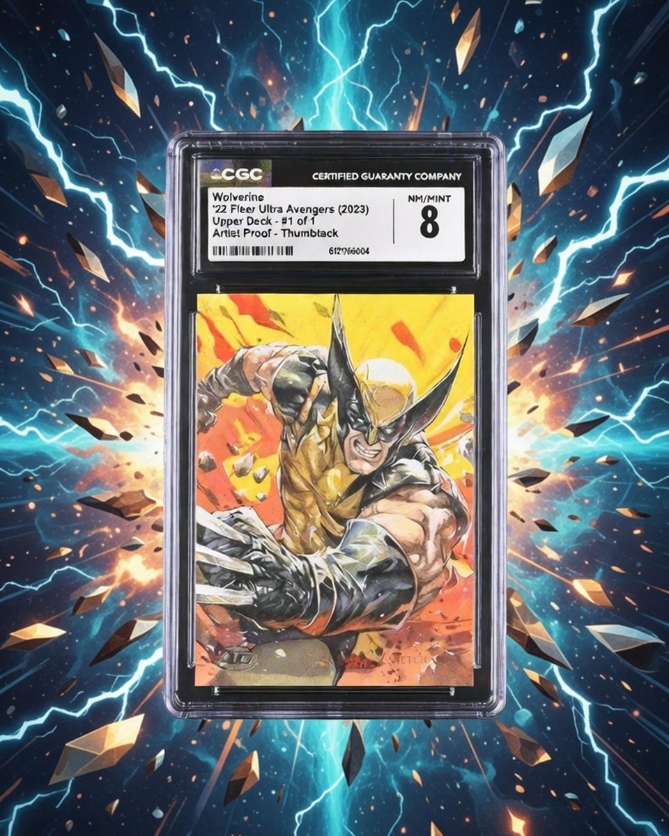 A10Legacy's tweet photo. "I'm the best there is at what I do, but what I do best isn't very nice"
1/1 Artist Proof Marvel Wolverine Sketch Card
CGC 8 NM/MINT https://t.co/qyTAL9UVko