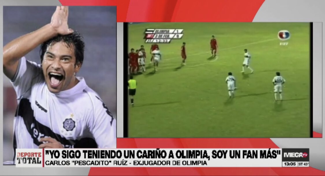 DeporteTotal780's tweet image. 🔴 #DeporteTotal - @780AM - @Megatv_py 

🔊 Carlos “Pescadito” Ruíz (exjugador de #Olimpia): "Desde el día que llegué a Olimpia comencé a entender lo que significa el club a nivel país y mundial".

 "Estuve poco tiempo en Olimpia (2009). En ese momento administrativamente pasaba