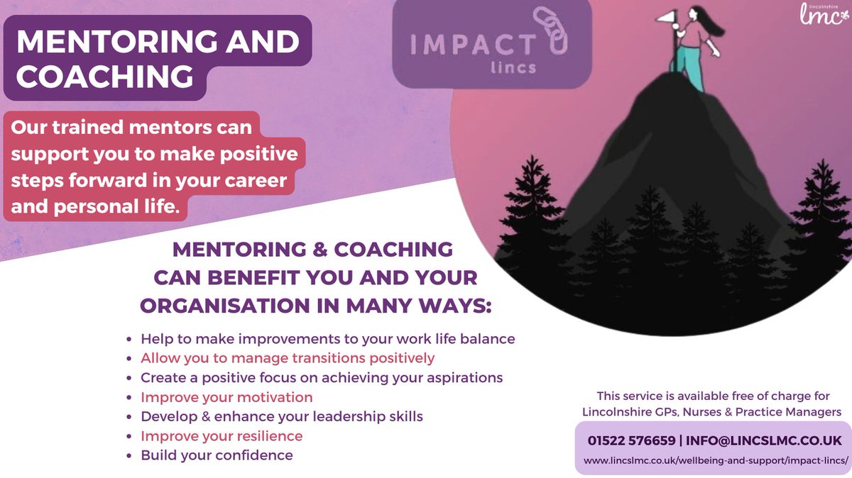 Looking to the future? Ready to make a positive change at work or at home? Impact Lincs is here to support you! 

Free for all Lincolnshire General Practice Staff - it's your space to grow, reflect and move forward with confidence 🌱lincslmc.co.uk/wellbeing-and-…

#LincsLMC #ImpactLincs