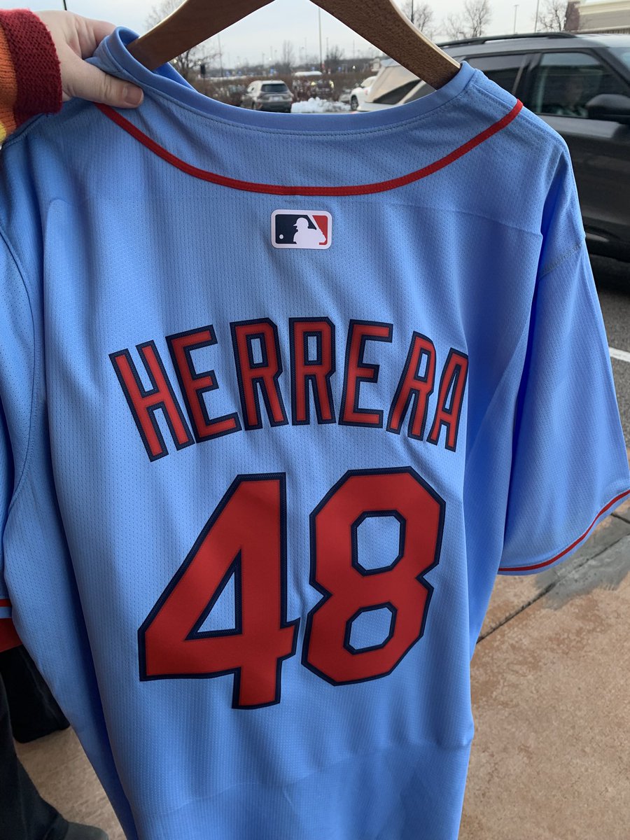 sirjuliens's tweet photo. @Cardinals yay iván spotlight!! he is my absolute favorite player, and i’ve worked hard on my herrera card collection. i even went out of my way this winter to get a personalized jersey. i hope he has a wonderful season and i am excited to see him play. https://t.co/Iasp1fWcVH