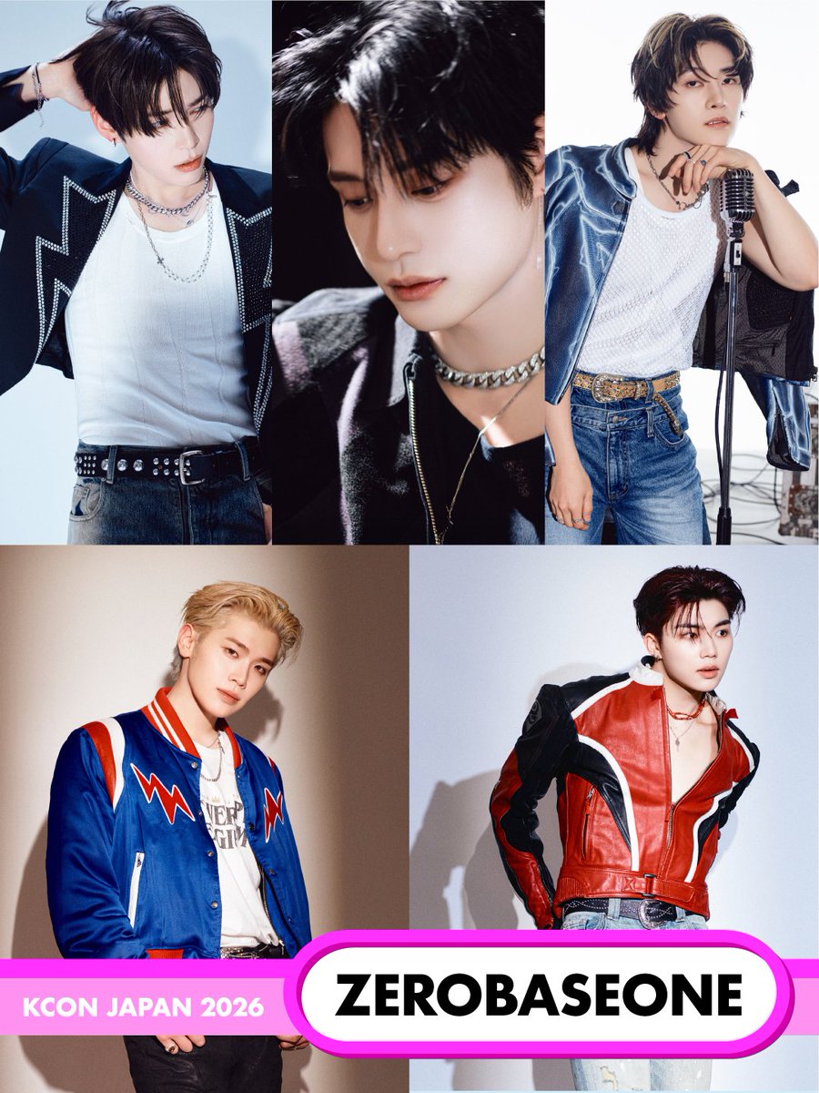 [#KCONJAPAN2026] LINEUP

𝐙𝐄𝐑𝐎𝐁𝐀𝐒𝐄𝐎𝐍𝐄
#ZEROBASEONE

<a href="/ZB1_official/">ZEROBASEONE</a>

-
KCON JAPAN 2026 
MAY 8-10 
Makuhari Messe 

Let's #KCON