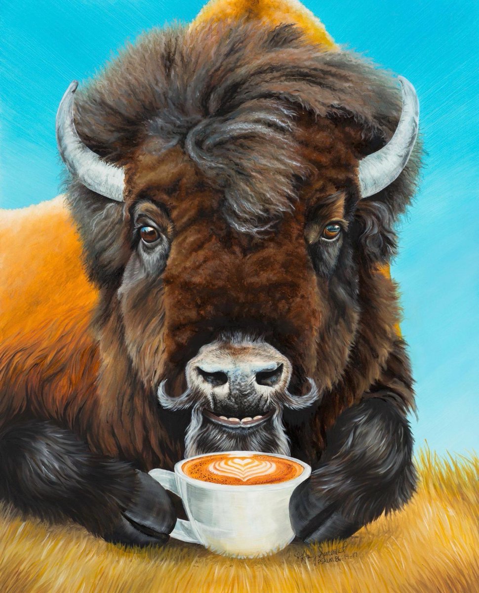 HollySimental's tweet image. Bison Latte signed prints available in my #etsy shop! mamakikis.etsy.com/listing/714195… #bison #buffalo #animal #animallover #animalrescue #wildlife #wildlifeart #wildliferescue #coffee #coffeelover #coffeeshop #coffeeaholic #gift #giftideas #gifts #giftshop #montana #hollysimental