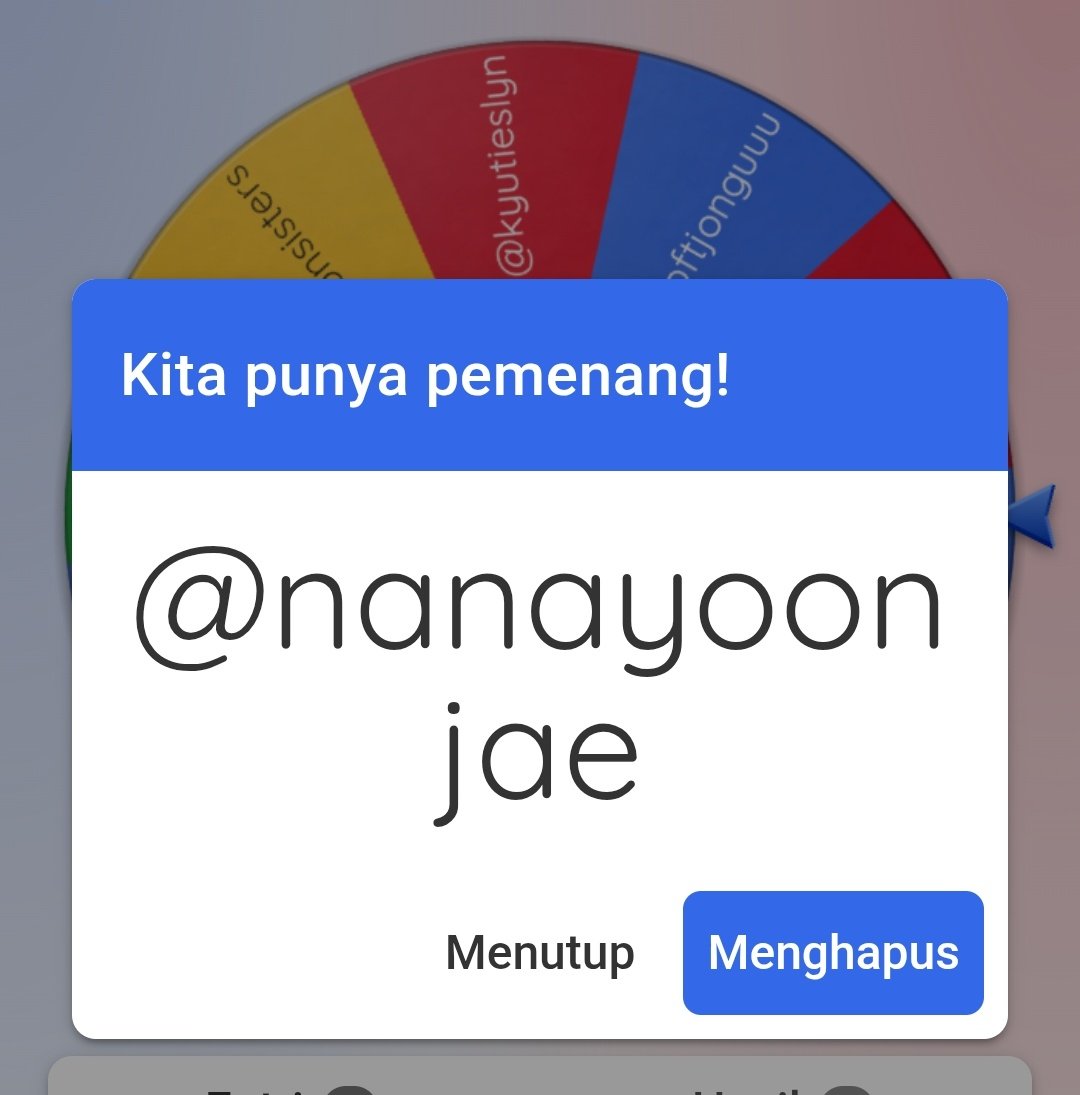 CONGRATS 🎉 

<a href="/nanayoonjae/">𝐥𝐚𝐥𝐚𝐩𝐨୧⍤⃝🌷</a>
DM me for claim !! 

Yang belum kepilih jangan berkecil hati yaa🫂✨