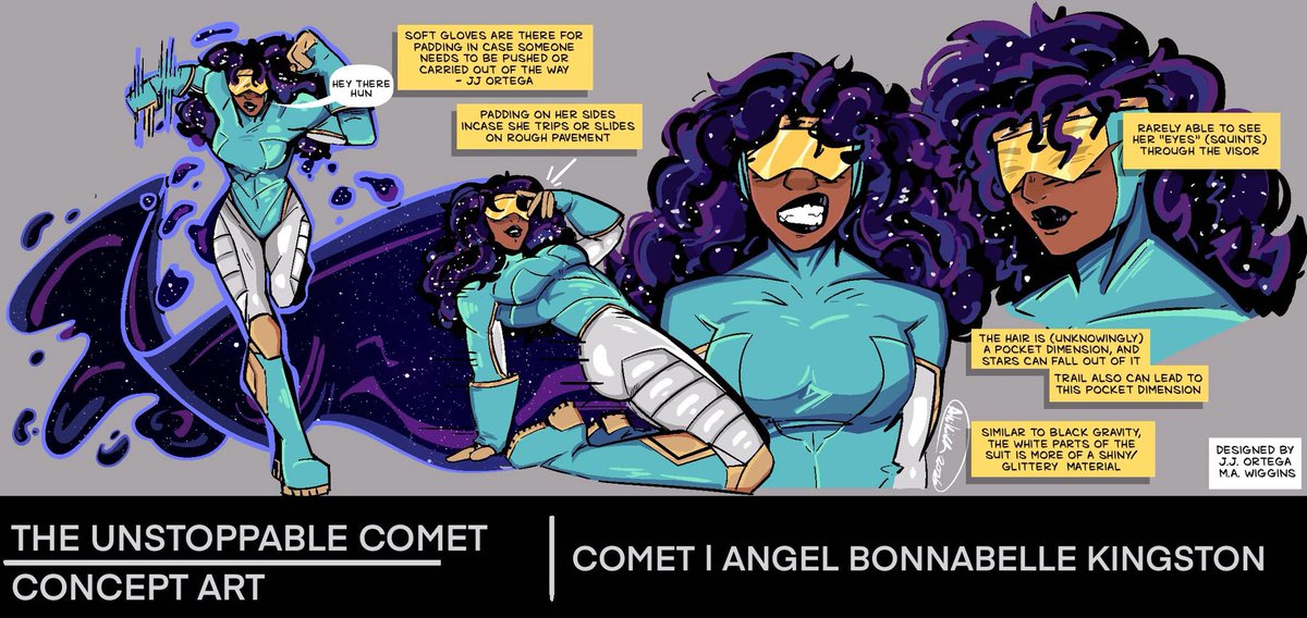 She’s STILL Unstoppable | Comet Character Sheet