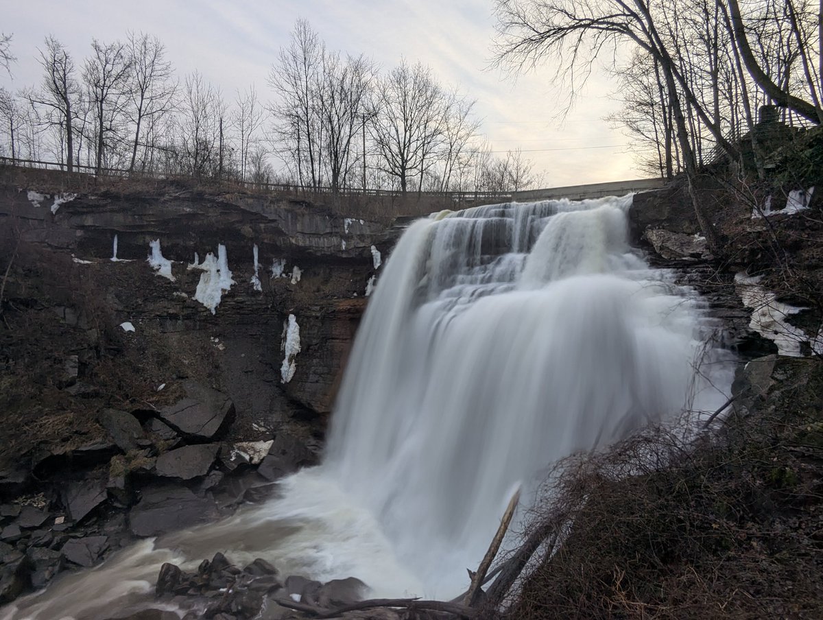 Brad_Nellis's tweet photo. It was beautiful and foggy this morning; perfect for a trip into @CVNPNPS #ThisIsCleveland https://t.co/7v38BFIYBw