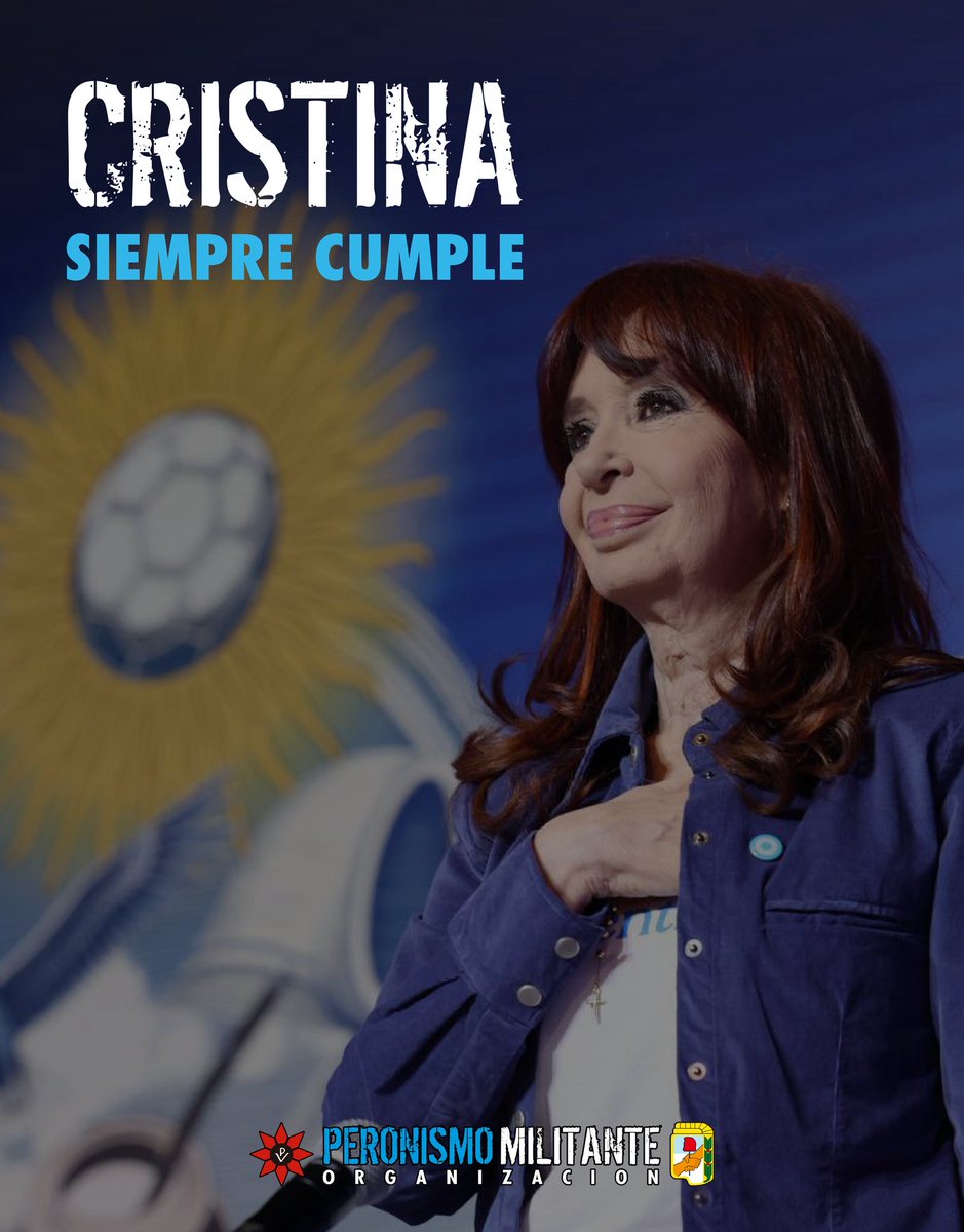 Peronismo_PM's tweet image. Hoy cumple años @CFKArgentina , quien eligió no especular y enfrentar al poder real para que la política volviera a estar al servicio del pueblo.