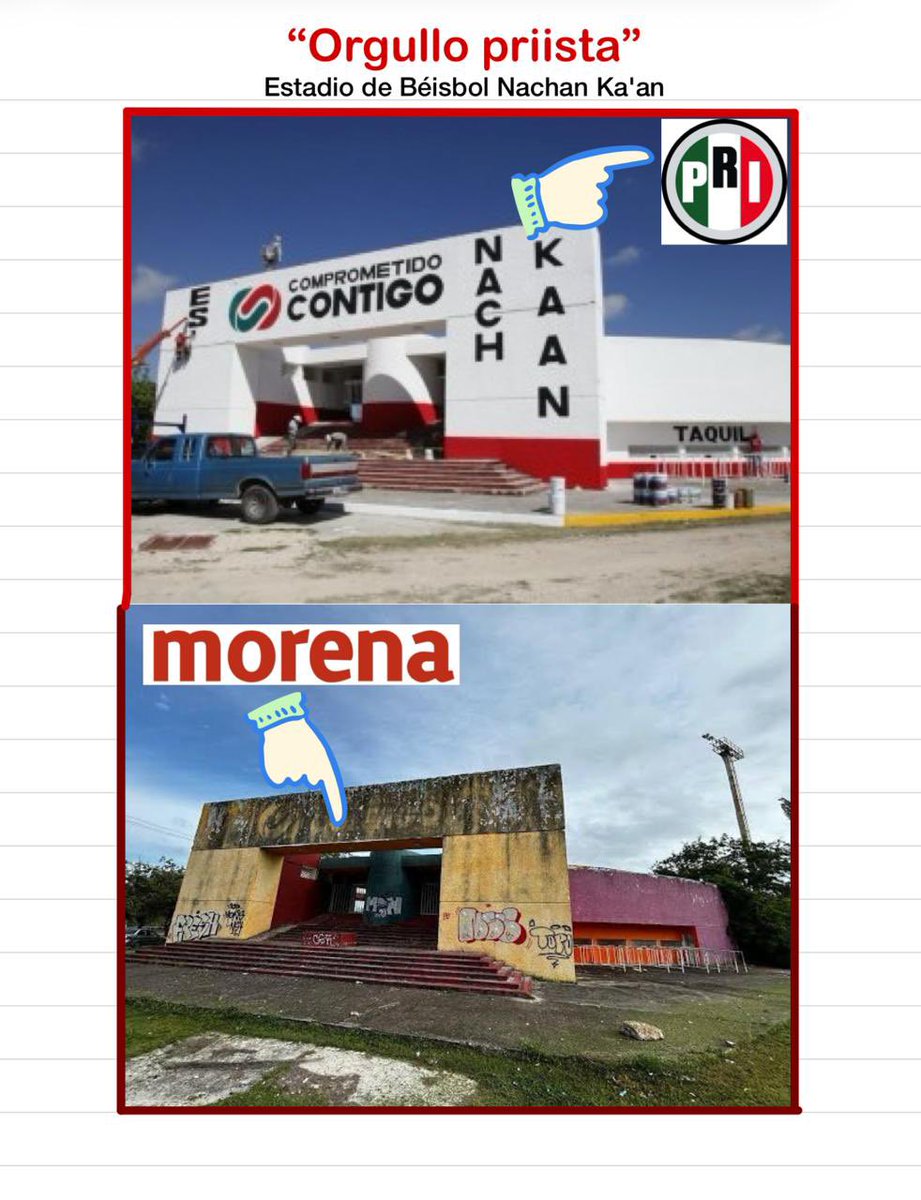 PRIQRooOficial's tweet photo. Antes fue símbolo de planeación y visión.
Hoy refleja abandono y deterioro.

Ser priista es saber gobernar, construir con calidad y dar mantenimiento con responsabilidad.
Chetumal merece recuperar su brillo y su dignidad urbana.

Regresemos a la capital el orden, la inversión y los resultados.

#TrabajoTerritorial #ExperienciaYResultados #PRIQuintanaRoo