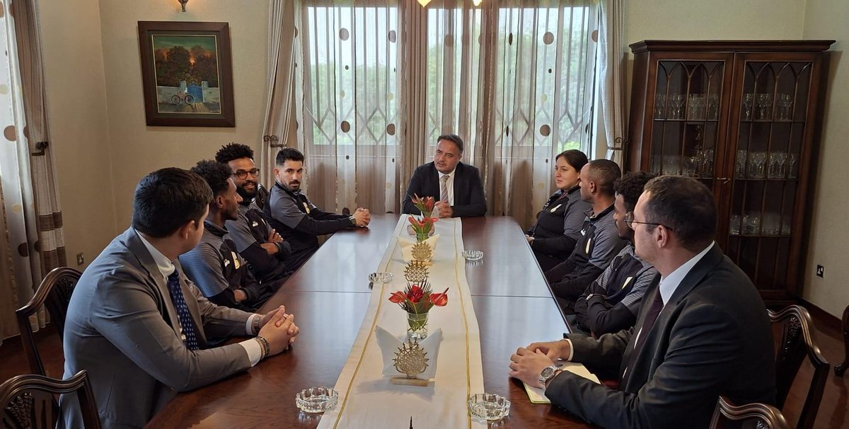 🚴‍♂️Happy to receive the Istanbul Team which will participate to <a href="/tour_du_Rwanda/">𝗧𝗼𝘂𝗿 𝗱𝘂 𝗥𝘄𝗮𝗻𝗱𝗮 🇷🇼</a>.

Türkiye became an active participant in the cycling tournaments in Rwanda since last year.

<a href="/Rwanda_Sports/">Ministry of Sports | Rwanda</a>
#TdRwanda2026 #ntuzabure