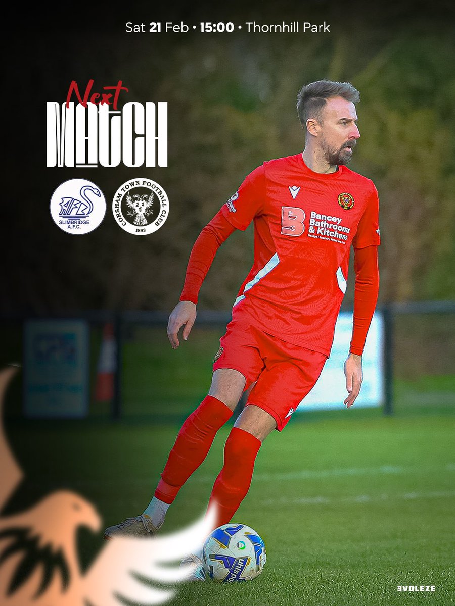 CorshamTownFC's tweet photo. Slimbridge Away
We travel once again to another promotion rival this Saturday and we visit @slimbridgeafc
We ran out 3-2 winners earlier in the season and hope to turn around our last 2 results with a win.
See you there 🔴⚪️🔴
#awayday #promotion #corsh #quarryman #hellenic