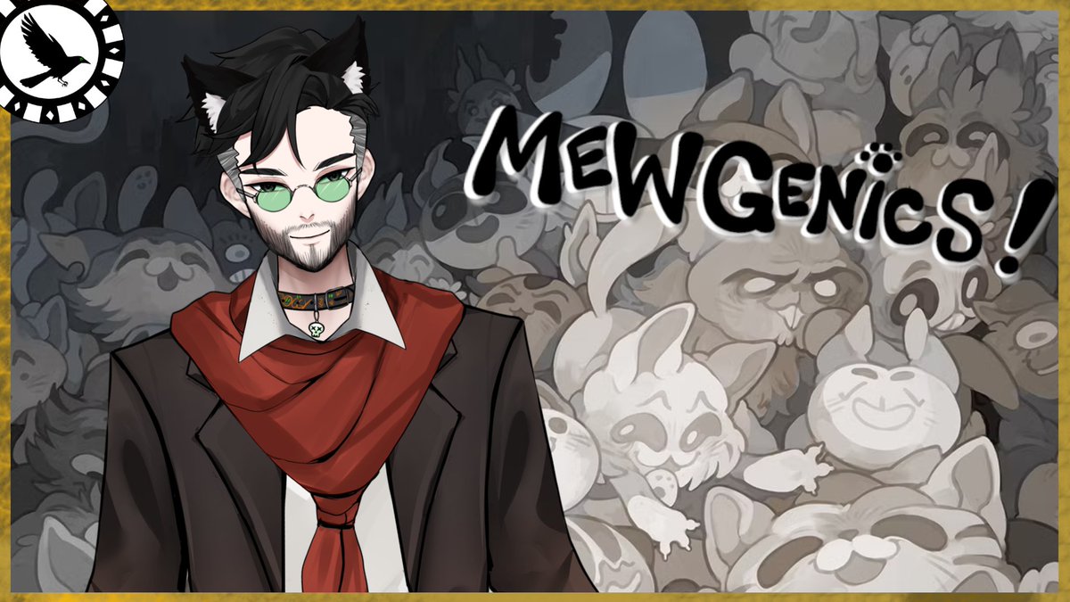 GarrettStrange_'s tweet photo. "This calls for a Catboy Cowboy." 
-
Tonight at 7PM EST I am finally gonna try #Mewgenics! I loved #BindingofIsaac so I'm hopeful this will get it's claws in me just as easily.
Join the Crows: https://t.co/Bpmye1sOyI

#Vtuber #VtuberEN #MaleVtuber #indie #Indiegames #BlameGarrett https://t.co/oOmUdcMq6p
