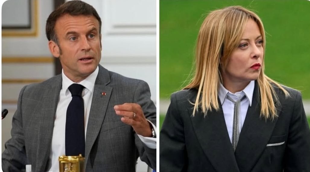 Oxitan30's tweet image. Macron demande à Meloni d'arrêter de "commenter ce qui se passe chez les autres"..

Alors que lui se mêle des affaires de tout le monde.

Justement qu'il s'occupe de ce qu'il se passe en France au lieu de s'occuper de ce qu'il passe à l'étranger.
#punchline