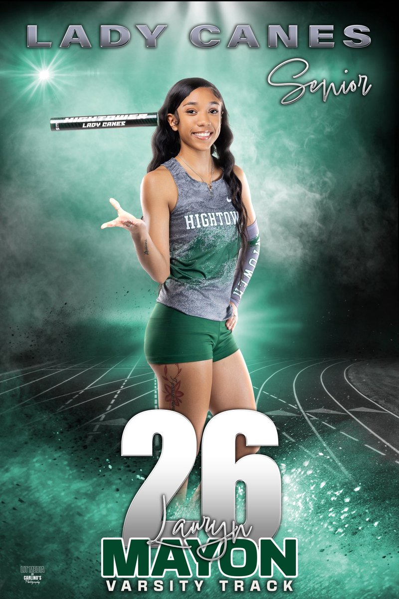 LadyCanesTF's tweet photo. Senior Spotlight: Lauryn 🤍

• Years on the team: 4
• Favorite events: 200m &amp; 4x4

🗣️ Advice to my younger self:
“Keep an undying passion for what you love, have faith in God, work hard, stay humble, and do whatever it takes to succeed.”

A leader always. Forever a Cane. https://t.co/eNiNbbcJRr