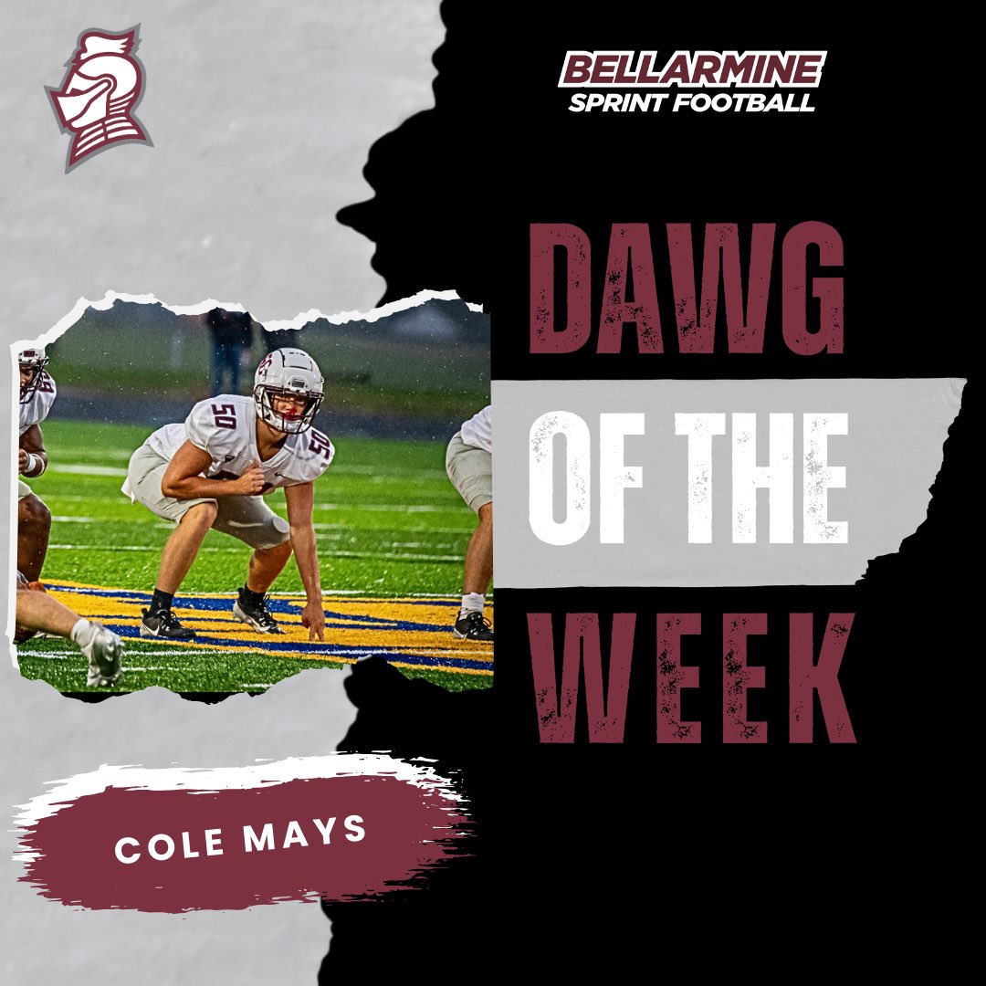 BUKnightsFB's tweet photo. Another great week in the weight room means Coach Jaylin picks his Dawgs of the Week. 

Frankie Hill (Defense) and Cole Mays (Offense) 🦴⚔️
@FrankieHilllv1 
@ColeMays14 https://t.co/977ELFdlwA