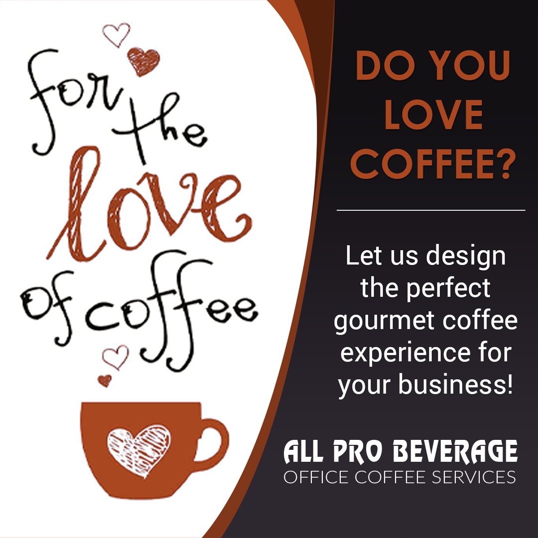 AllProBev's tweet photo. Let’s bring the coffeehouse experience to your office! Contact us to get started. Your team (and their taste buds) will thank you! 😊 https://t.co/VydY8q7Akw