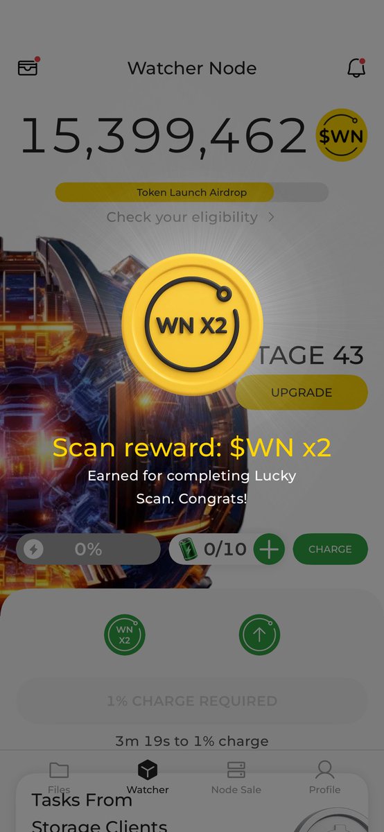 KevinJarvis62's tweet photo. 🚀 Big win on DeNet! My Watcher Node has just detected a file ready for extra copies in the DeNet Storage network, earning me some token rewards!

📱💰 Join with my link and start earning:
https://t.co/VnMM3E5qGh

Enter my code: 0xe4296a689ce27b6a0153cc4acccb292577eed46e https://t.co/wP0783g2K1