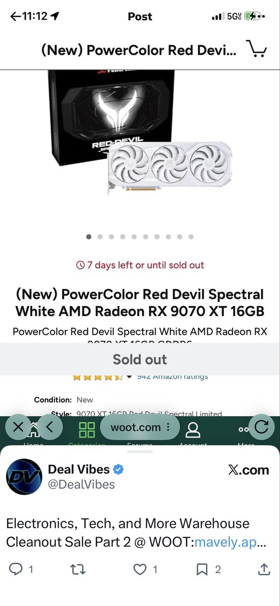 ClosA7x's tweet photo. @DealVibes @woot This is real steal! I tried but couldn’t :( https://t.co/vBXxYqzlob