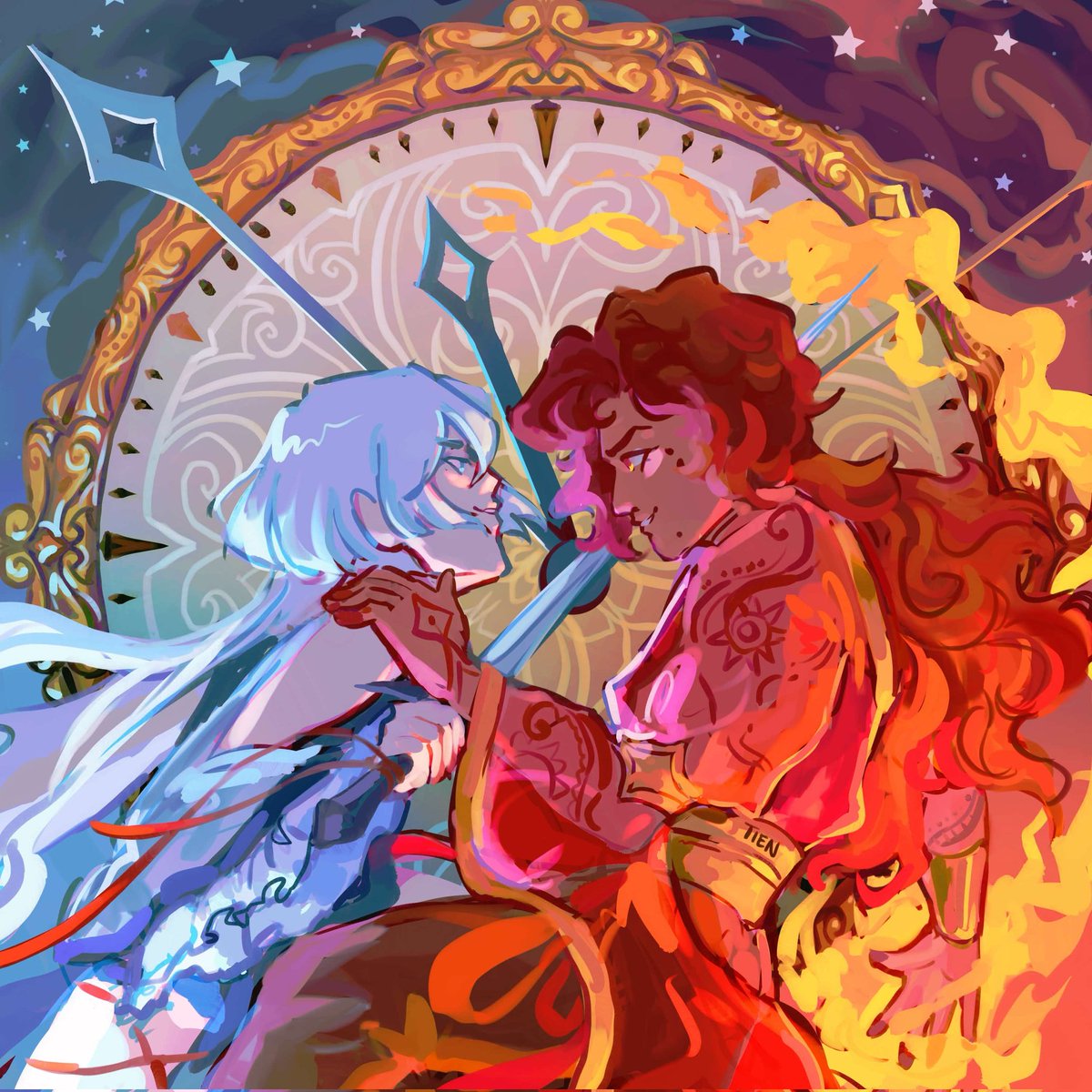 Aruna and Ceres for <a href="/rei_sye/">reisye❣️</a> for our anniversary!!

#ocart