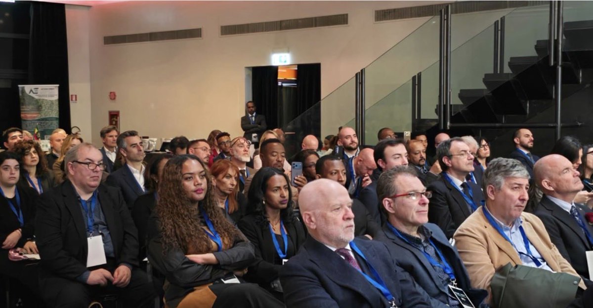 HambisaDemitu's tweet photo. Today, we officially launched efforts to connect the Italian coffee market with Ethiopian exporters and producers through the Ethio–Italy Coffee Business Forum held in Milan.
The initiative is designed to elevate and expand the current market to a more advanced and mutually beneficial level.

During the forum, the Ethiopian Coffee Association and the Italian Coffee Roasters Association reached an important agreement to collaborate closely on future market development and expansion.