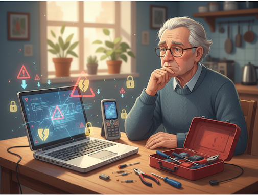 PaulWilczynski's tweet photo. In this podcast, learn why devices are designed to age quickly, the risks of lost updates for security and telehealth, and practical steps to keep your trusted technology working safely for years longer.
https://t.co/CB6UMtgQCX
#SeniorTech #AgingWithTech #RightToRepair https://t.co/dqxhZgAGIL